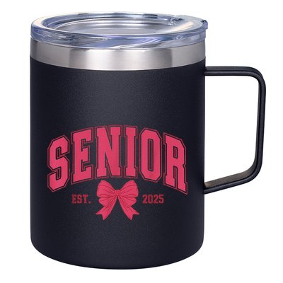 Senior 2025 Class Of 2025 Seniors Graduation 2025 Senior 25 12oz Stainless Steel Coffee Mug