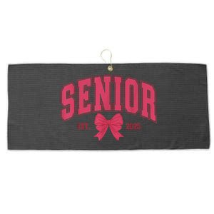 Senior 2025 Class Of 2025 Seniors Graduation 2025 Senior 25 Large Microfiber Waffle Golf Towel