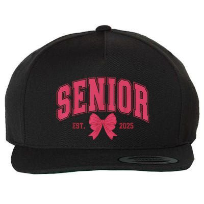 Senior 2025 Class Of 2025 Seniors Graduation 2025 Senior 25 Wool Snapback Cap