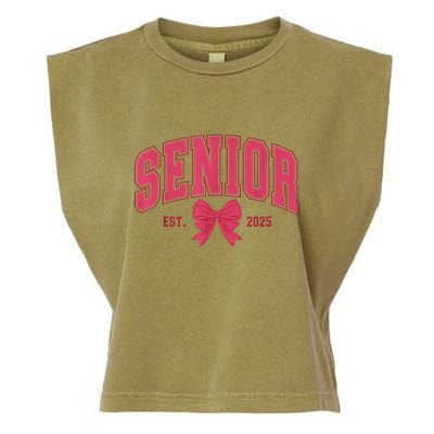 Senior 2025 Class Of 2025 Seniors Graduation 2025 Senior 25 Garment-Dyed Women's Muscle Tee