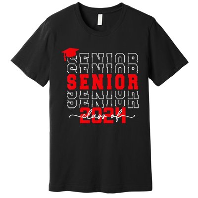 Senior 24 Class of 2024 Back to School Graduation 2024 Premium T-Shirt