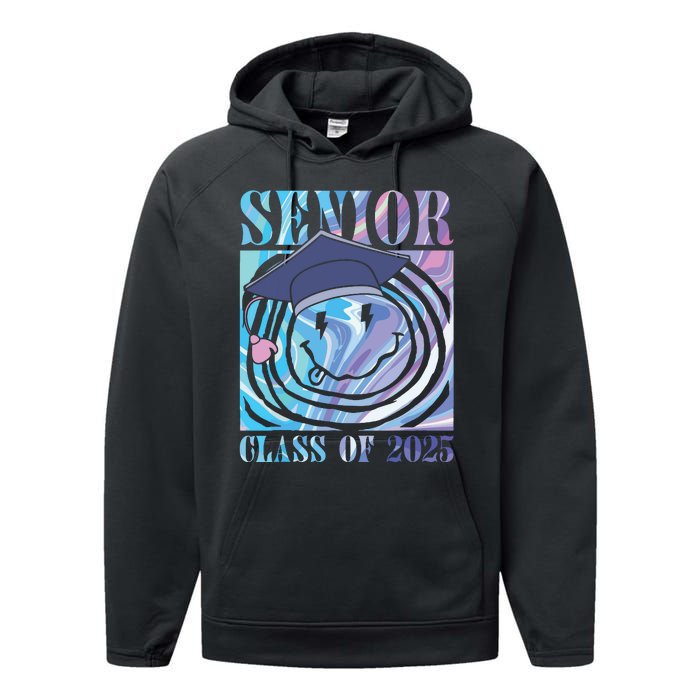 Senior 2025 Class Of 2025 Senior Graduation 2025 Performance Fleece Hoodie