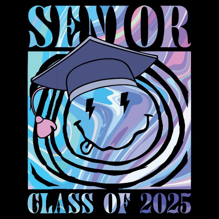 Senior 2025 Class Of 2025 Senior Graduation 2025 Cooling Performance Crew T-Shirt