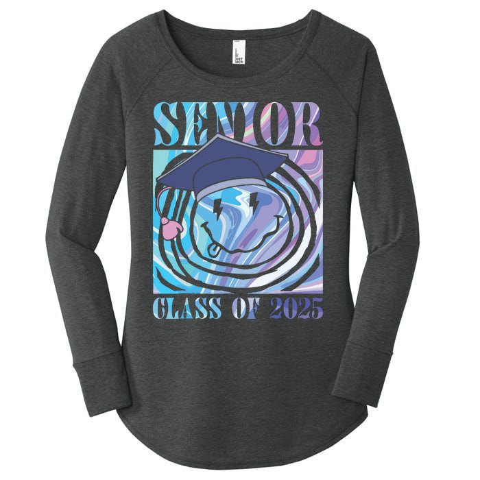 Senior 2025 Class Of 2025 Senior Graduation 2025 Women's Perfect Tri Tunic Long Sleeve Shirt