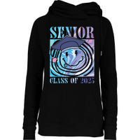 Senior 2025 Class Of 2025 Senior Graduation 2025 Womens Funnel Neck Pullover Hood