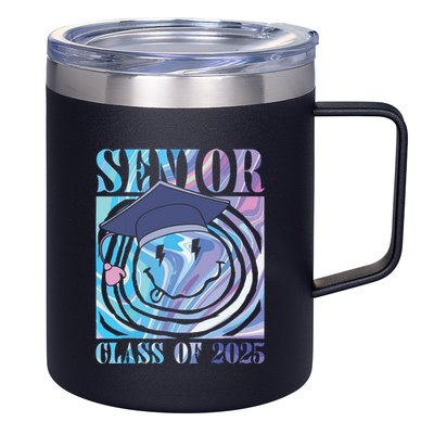 Senior 2025 Class Of 2025 Senior Graduation 2025 12oz Stainless Steel Coffee Mug