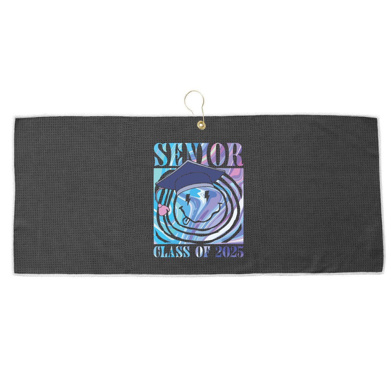 Senior 2025 Class Of 2025 Senior Graduation 2025 Large Microfiber Waffle Golf Towel