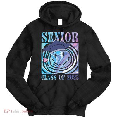 Senior 2025 Class Of 2025 Senior Graduation 2025 Tie Dye Hoodie