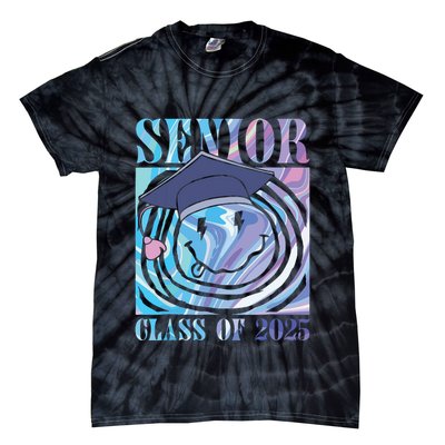 Senior 2025 Class Of 2025 Senior Graduation 2025 Tie-Dye T-Shirt