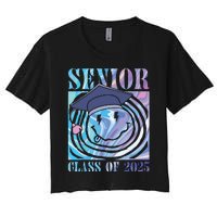 Senior 2025 Class Of 2025 Senior Graduation 2025 Women's Crop Top Tee