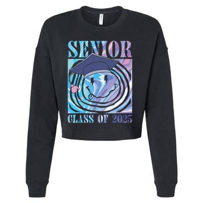 Senior 2025 Class Of 2025 Senior Graduation 2025 Cropped Pullover Crew