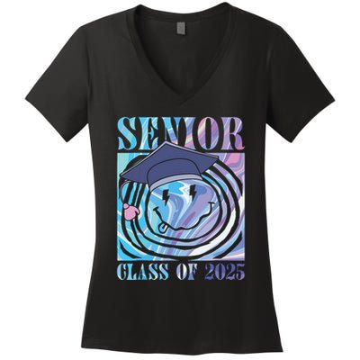 Senior 2025 Class Of 2025 Senior Graduation 2025 Women's V-Neck T-Shirt