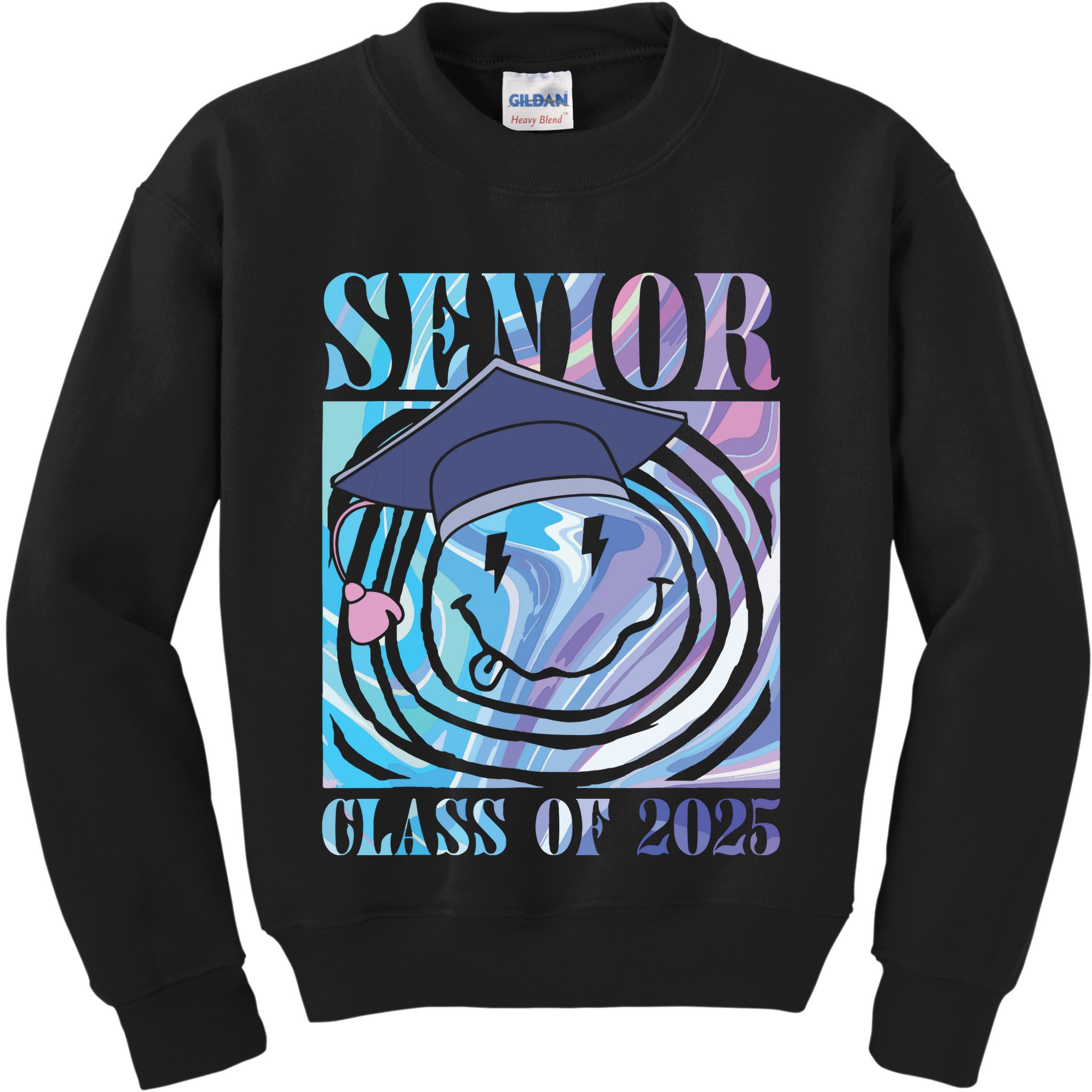 Senior 2025 Class Of 2025 Senior Graduation 2025 Kids Sweatshirt