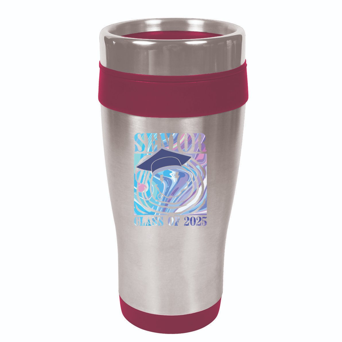 Senior 2025 Class Of 2025 Senior Graduation 2025 16oz Travel Tumbler