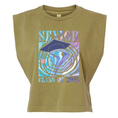 Senior 2025 Class Of 2025 Senior Graduation 2025 Garment-Dyed Women's Muscle Tee