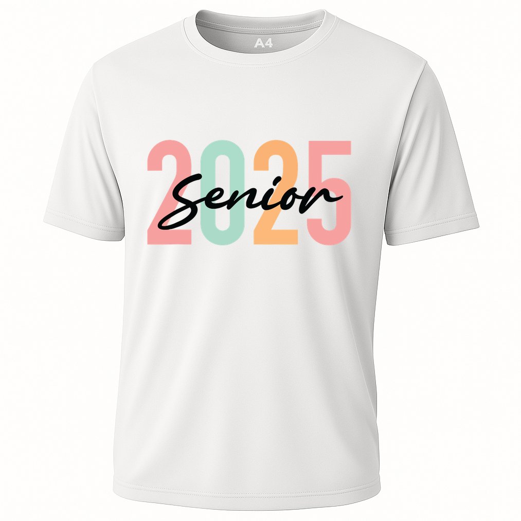Senior 2025 Class Of 2025 Seniors Graduation 2025 Graduate Cooling Performance Crew T-Shirt