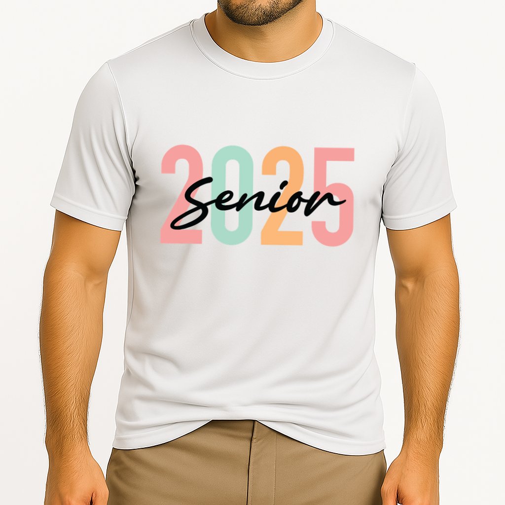 Senior 2025 Class Of 2025 Seniors Graduation 2025 Graduate Cooling Performance Crew T-Shirt