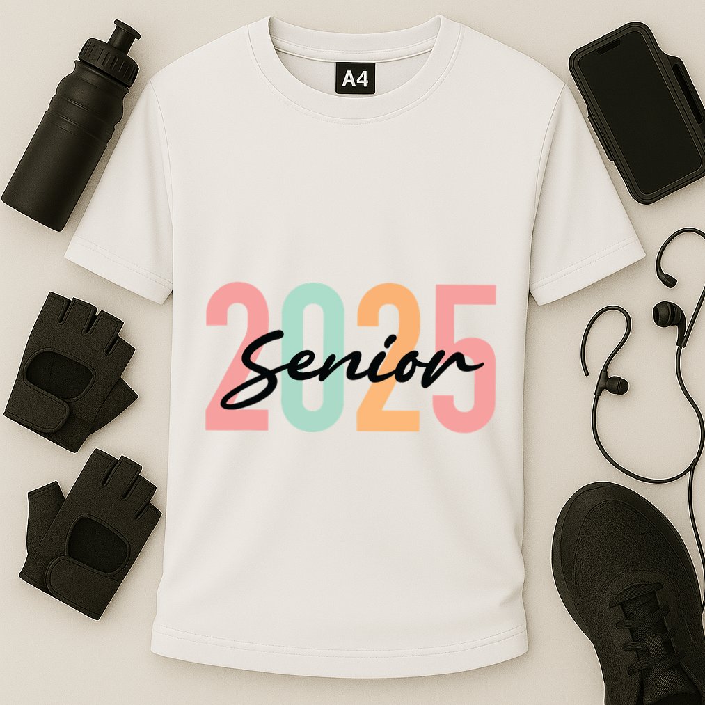 Senior 2025 Class Of 2025 Seniors Graduation 2025 Graduate Cooling Performance Crew T-Shirt