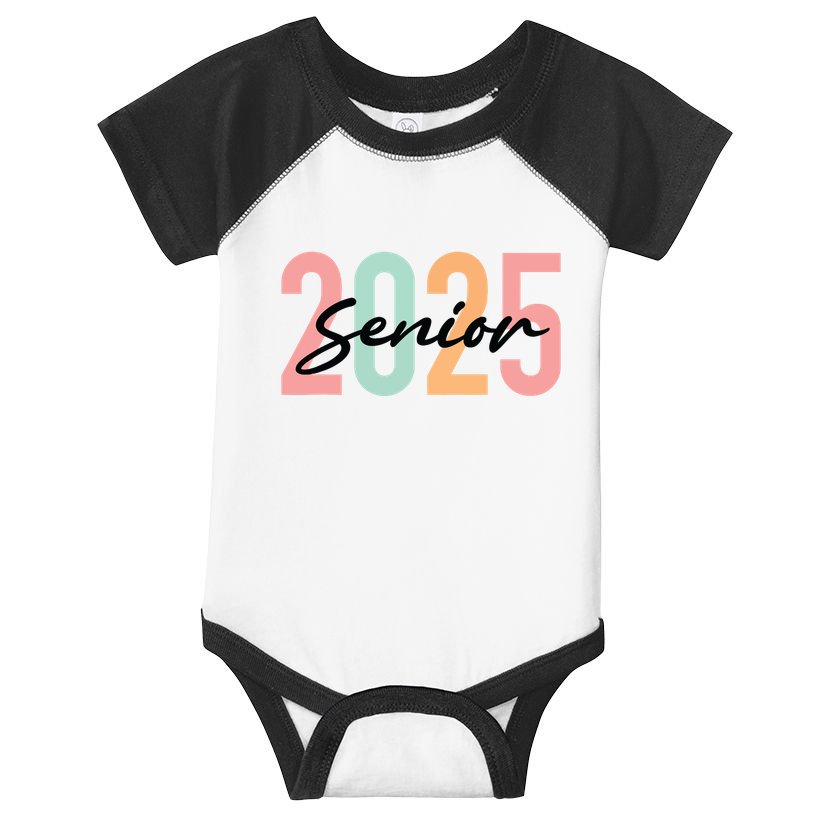 Senior 2025 Class Of 2025 Seniors Graduation 2025 Graduate Infant Baby Jersey Bodysuit