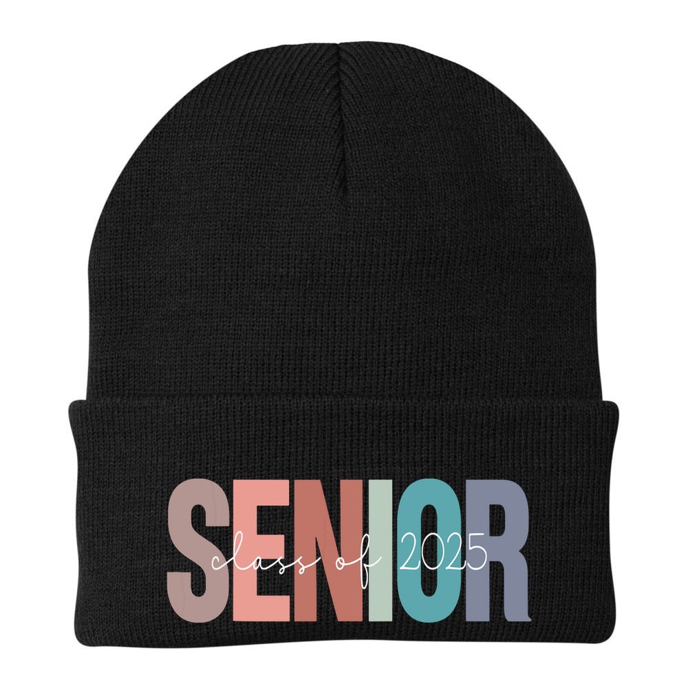 Senior 2025 Class Of 2025 Seniors Graduation 2025 Senior 25 Beanie