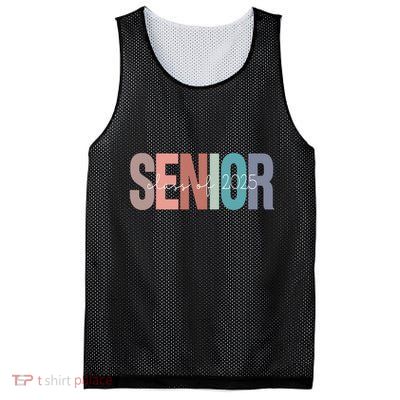 Senior 2025 Class Of 2025 Seniors Graduation 2025 Senior 25 Mesh Reversible Basketball Jersey Tank