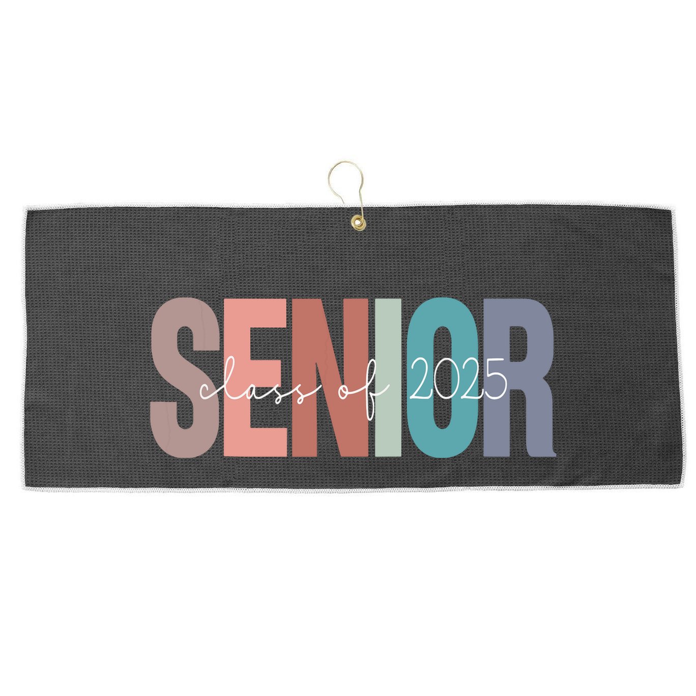 Senior 2025 Class Of 2025 Seniors Graduation 2025 Senior 25 Large Microfiber Waffle Golf Towel