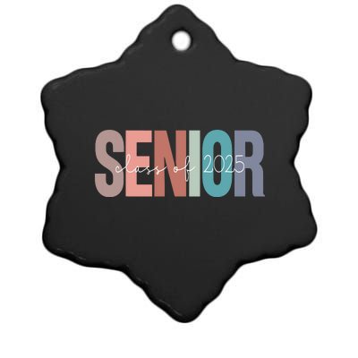 Senior 2025 Class Of 2025 Seniors Graduation 2025 Senior 25 Ceramic Star Ornament