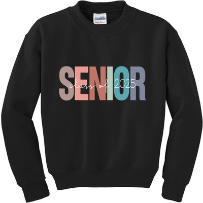 Senior 2025 Class Of 2025 Seniors Graduation 2025 Senior 25 Kids Sweatshirt