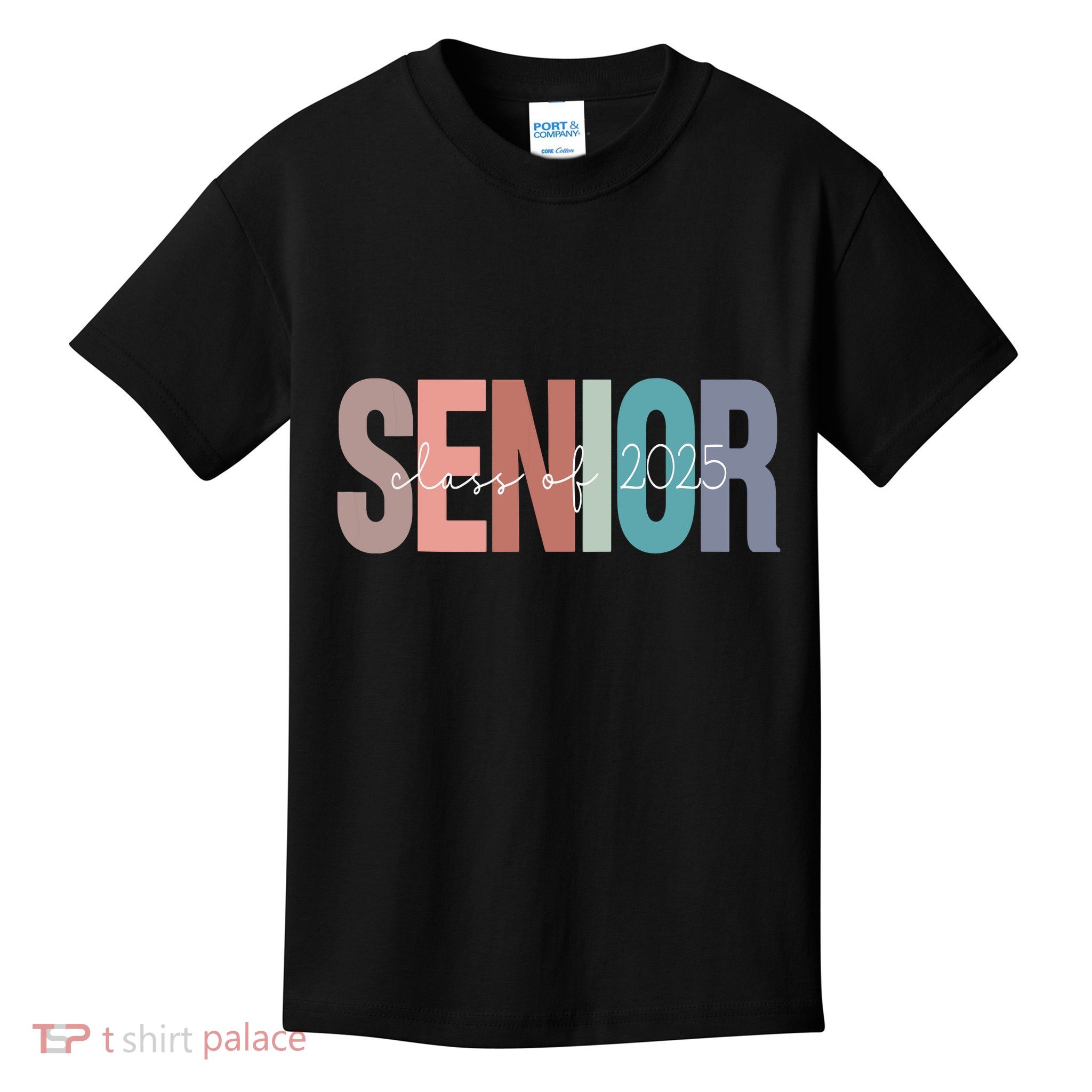 Senior 2025 Class Of 2025 Seniors Graduation 2025 Senior 25 Kids T-Shirt