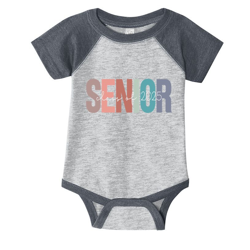 Senior 2025 Class Of 2025 Seniors Graduation 2025 Senior 25 Infant Baby Jersey Bodysuit