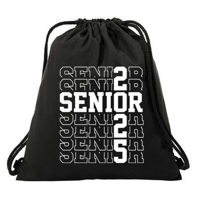 Senior 2025 Class Of 2025 Seniors Graduation 2025 Senior 25 Drawstring Bag