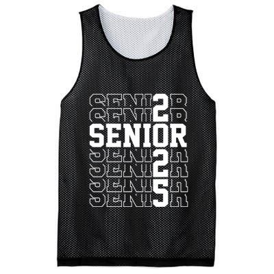 Senior 2025 Class Of 2025 Seniors Graduation 2025 Senior 25 Mesh Reversible Basketball Jersey Tank