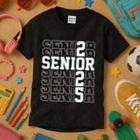 Senior 2025 Class Of 2025 Seniors Graduation 2025 Senior 25 Kids T-Shirt