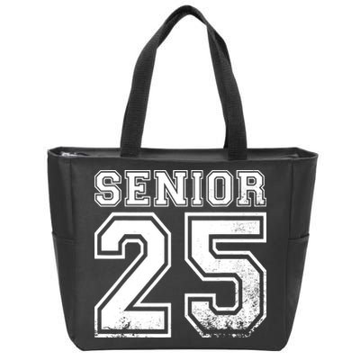 Senior 2025 Class Of 2025 Seniors Graduation 2025 Senior 25 Zip Tote Bag