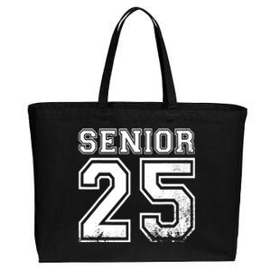 Senior 2025 Class Of 2025 Seniors Graduation 2025 Senior 25 Cotton Canvas Jumbo Tote