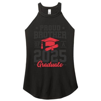 Senior 2025 Class Of 2025 Proud Brother Of A 2025 Graduate Gift Women's Perfect Tri Rocker Tank