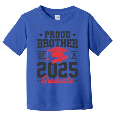 Senior 2025 Class Of 2025 Proud Brother Of A 2025 Graduate Gift Toddler T-Shirt