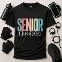 Senior 2025 Class Of 2025 Gift Cooling Performance Crew T-Shirt