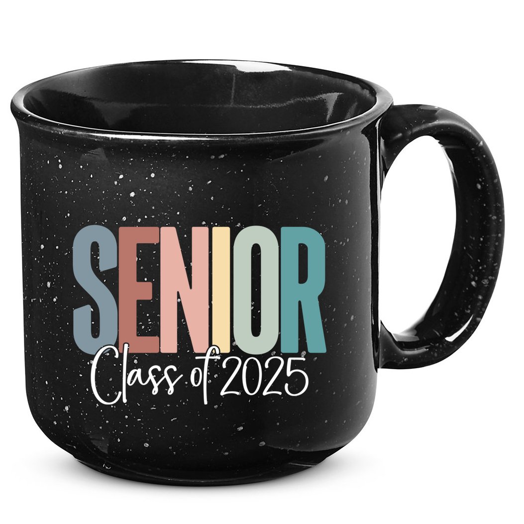 Senior 2025 Class Of 2025 Gift 15oz Campfire Ceramic Mug