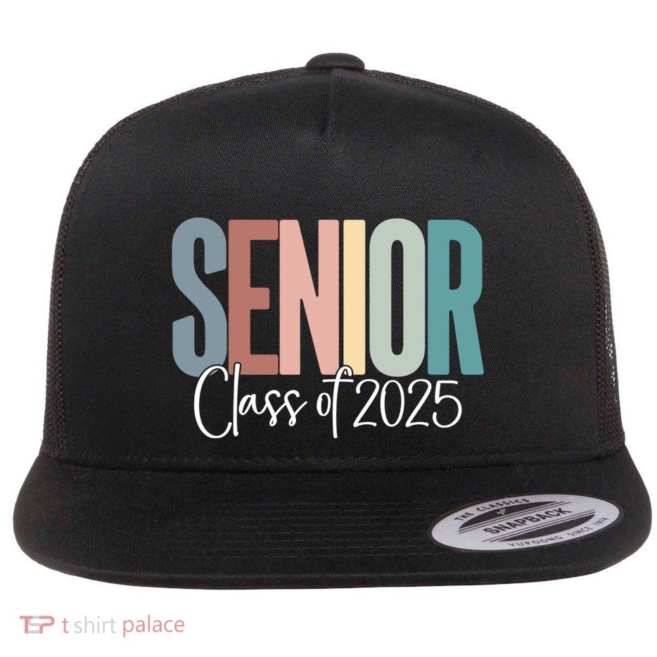 Senior 2025 Class Of 2025 Gift Flatbill Hat