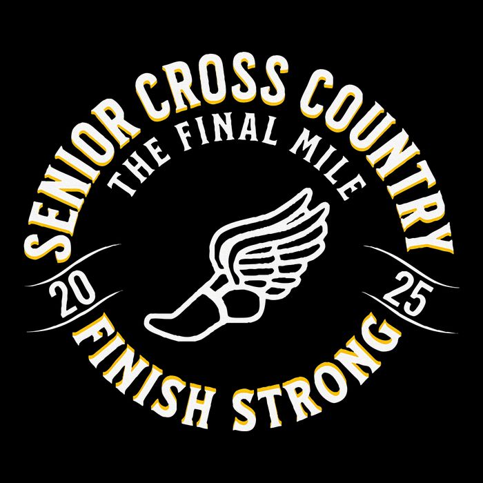 Senior 2025 Cross Country The Final Mile Cooling Performance Crew T-Shirt