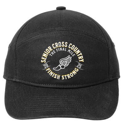 Senior 2025 Cross Country The Final Mile 7-Panel Snapback Hat