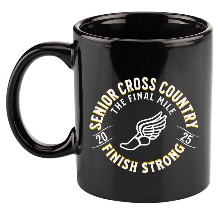 Senior 2025 Cross Country The Final Mile 11oz C Handle Ceramic Mug