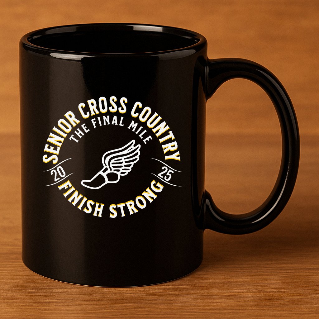 Senior 2025 Cross Country The Final Mile 11oz C Handle Ceramic Mug