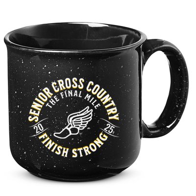 Senior 2025 Cross Country The Final Mile 15oz Campfire Ceramic Mug