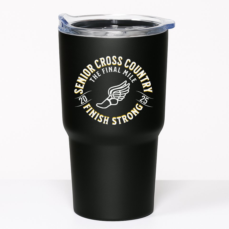 Senior 2025 Cross Country The Final Mile Tumbler