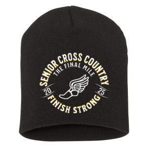 Senior 2025 Cross Country The Final Mile Short Acrylic Beanie