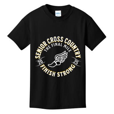 Senior 2025 Cross Country The Final Mile Kids T-Shirt