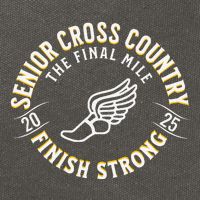 Senior 2025 Cross Country The Final Mile Cotton Canvas Backpack