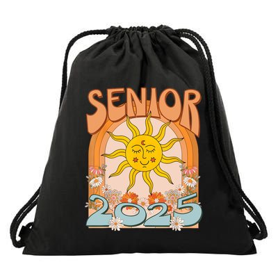 Senior 2025 Class Of 2025 Seniors Graduation 2025 Funny Drawstring Bag